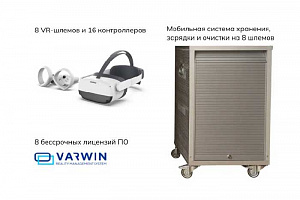 Комплект для класса виртуальной реальности Geckotouch VR16/4VW128 16 шт